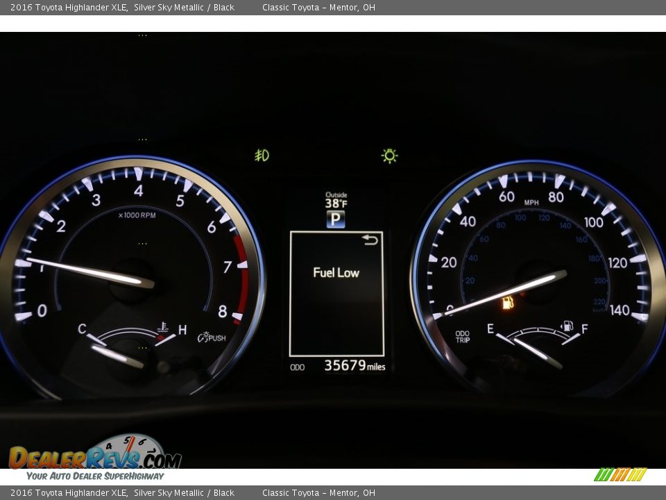 2016 Toyota Highlander XLE Silver Sky Metallic / Black Photo #8