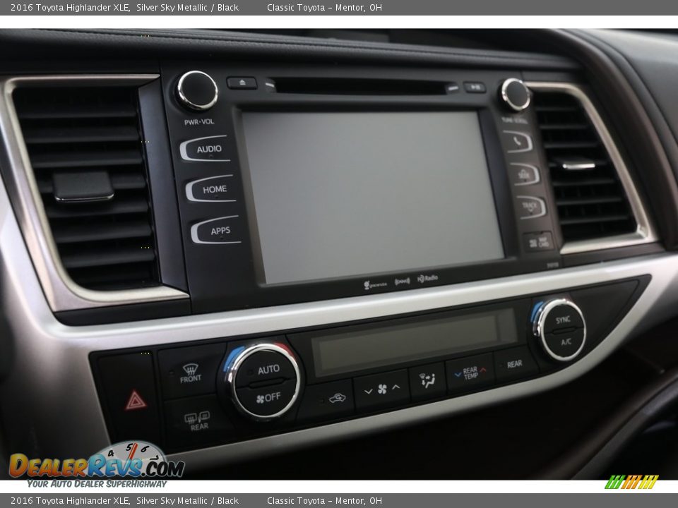 2016 Toyota Highlander XLE Silver Sky Metallic / Black Photo #9