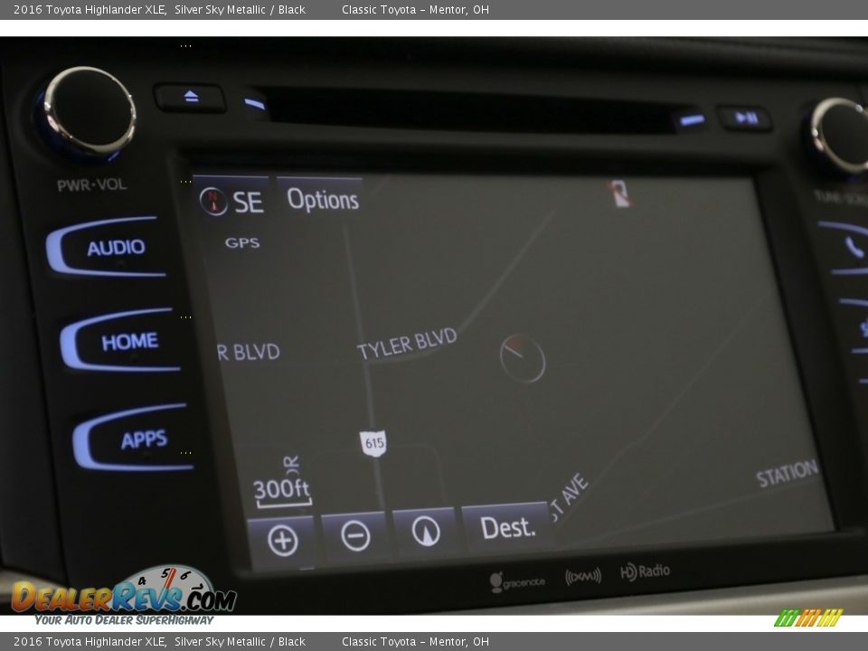 2016 Toyota Highlander XLE Silver Sky Metallic / Black Photo #14