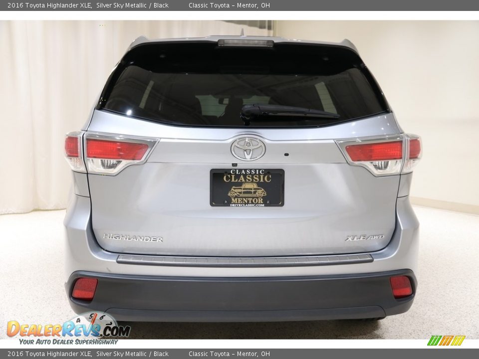 2016 Toyota Highlander XLE Silver Sky Metallic / Black Photo #22