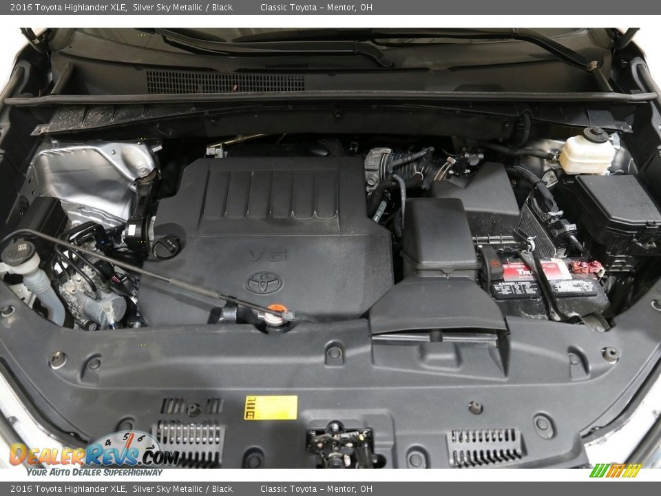 2016 Toyota Highlander XLE Silver Sky Metallic / Black Photo #23