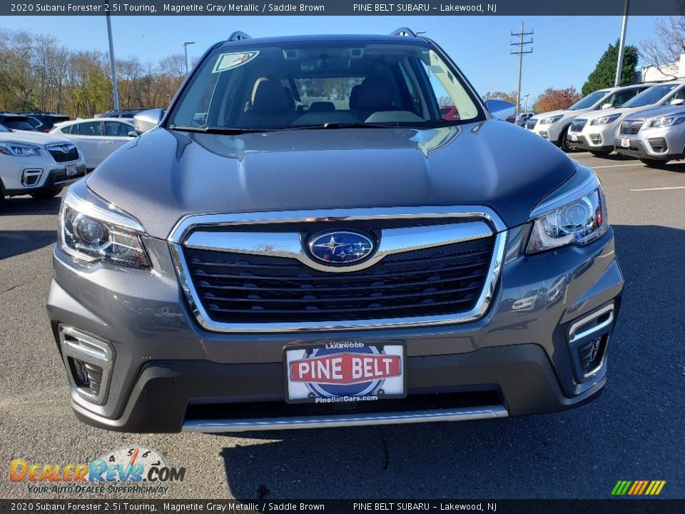 2020 Subaru Forester 2.5i Touring Magnetite Gray Metallic / Saddle Brown Photo #2