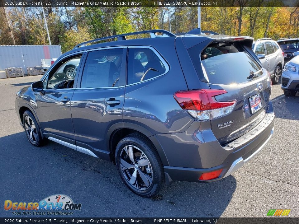 2020 Subaru Forester 2.5i Touring Magnetite Gray Metallic / Saddle Brown Photo #4