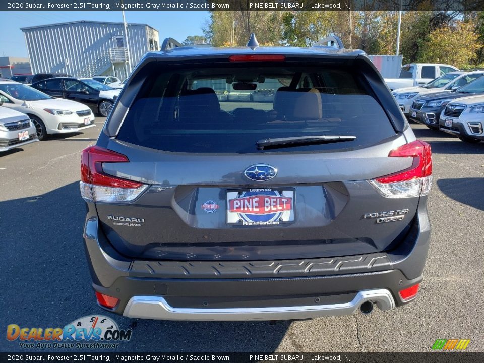 2020 Subaru Forester 2.5i Touring Magnetite Gray Metallic / Saddle Brown Photo #5