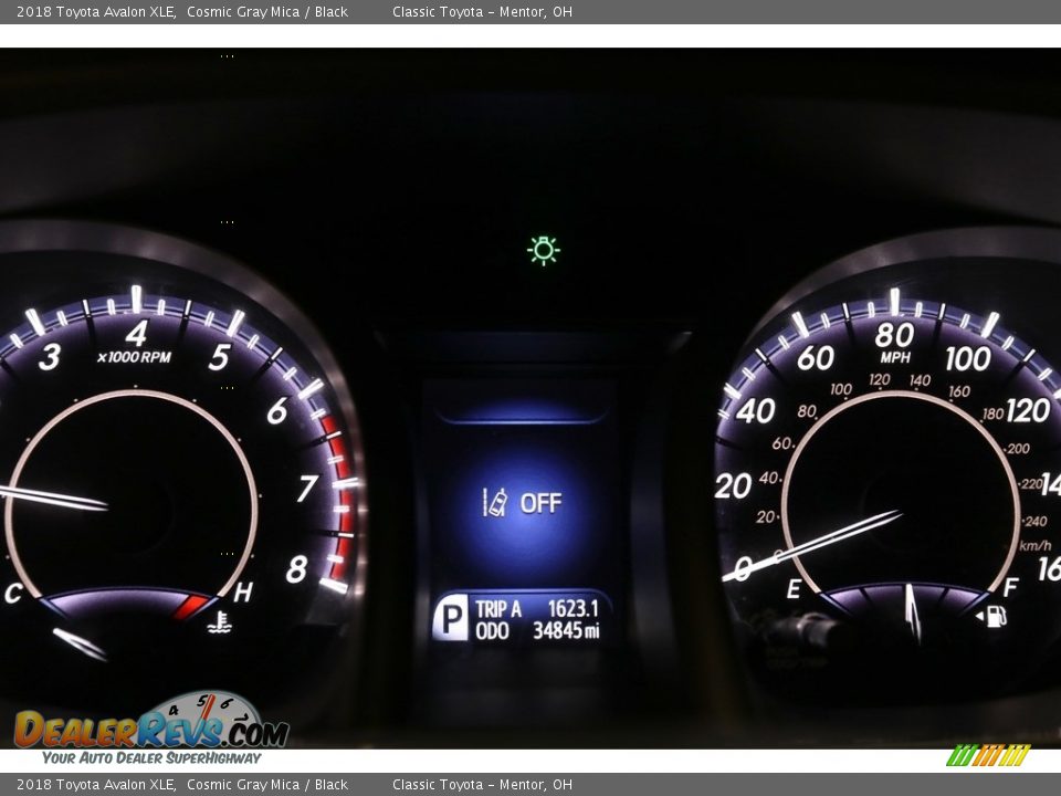 2018 Toyota Avalon XLE Cosmic Gray Mica / Black Photo #7