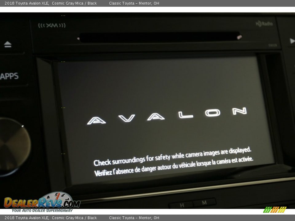 2018 Toyota Avalon XLE Cosmic Gray Mica / Black Photo #9