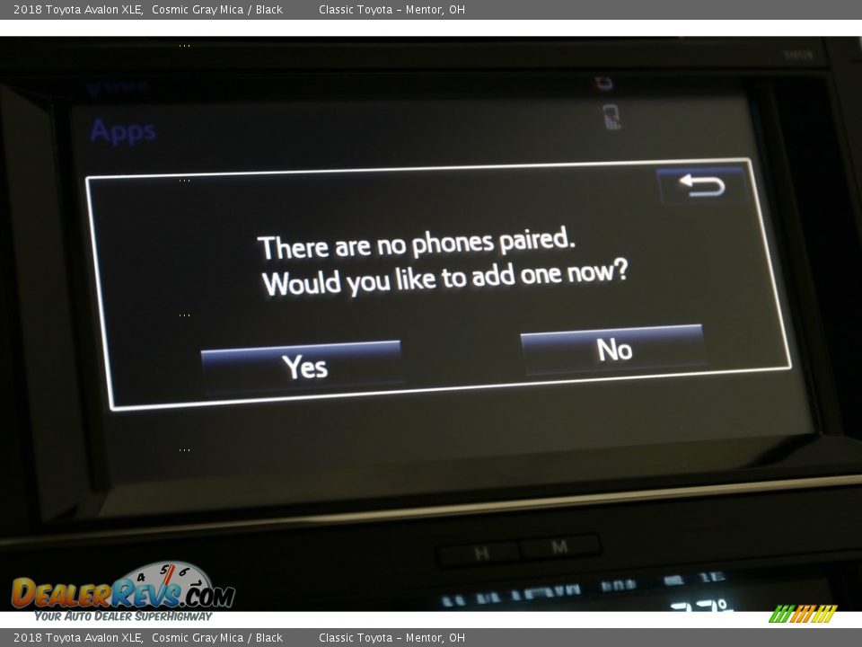 2018 Toyota Avalon XLE Cosmic Gray Mica / Black Photo #13