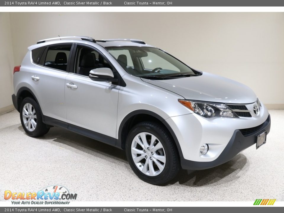 2014 Toyota RAV4 Limited AWD Classic Silver Metallic / Black Photo #1