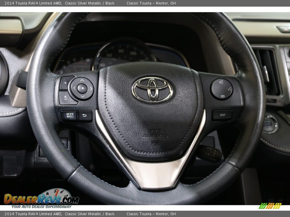 2014 Toyota RAV4 Limited AWD Classic Silver Metallic / Black Photo #7