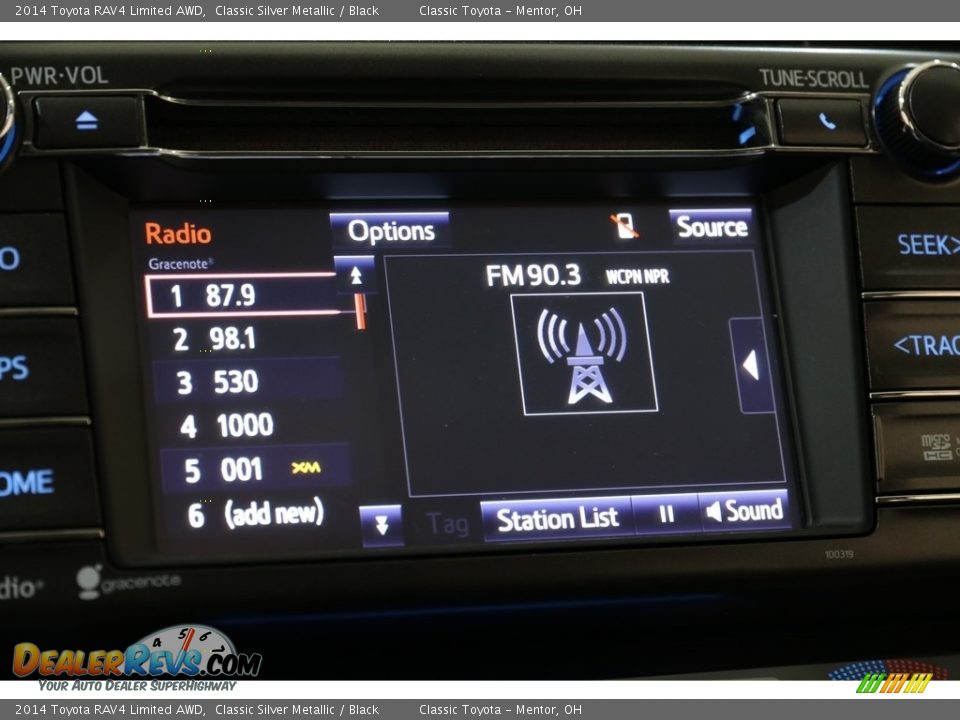 2014 Toyota RAV4 Limited AWD Classic Silver Metallic / Black Photo #10