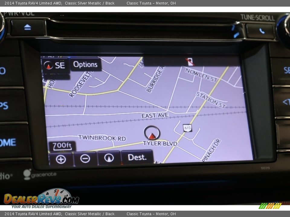 2014 Toyota RAV4 Limited AWD Classic Silver Metallic / Black Photo #12