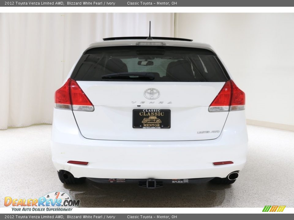 2012 Toyota Venza Limited AWD Blizzard White Pearl / Ivory Photo #21