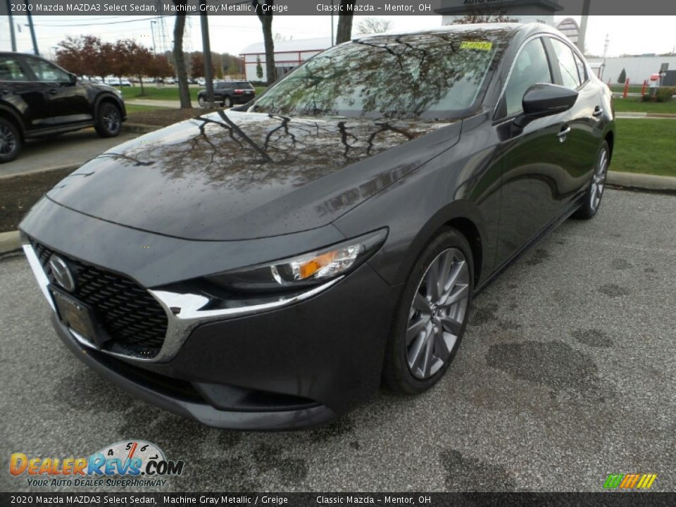 Front 3/4 View of 2020 Mazda MAZDA3 Select Sedan Photo #3