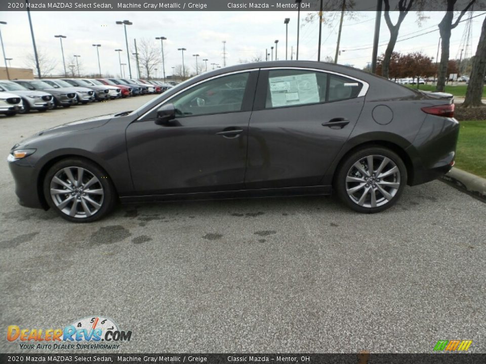 Machine Gray Metallic 2020 Mazda MAZDA3 Select Sedan Photo #4