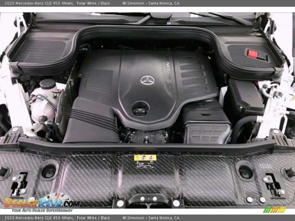 2020 Mercedes-Benz GLE 450 4Matic Polar White / Black Photo #8