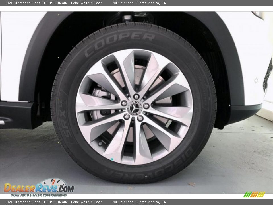 2020 Mercedes-Benz GLE 450 4Matic Polar White / Black Photo #9