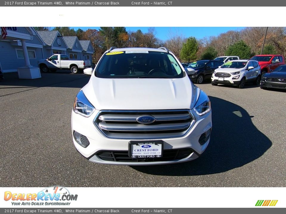 2017 Ford Escape Titanium 4WD White Platinum / Charcoal Black Photo #2