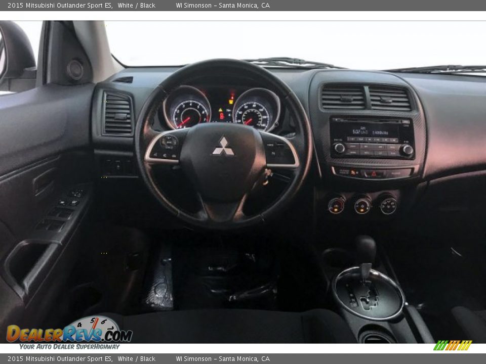 2015 Mitsubishi Outlander Sport ES White / Black Photo #4