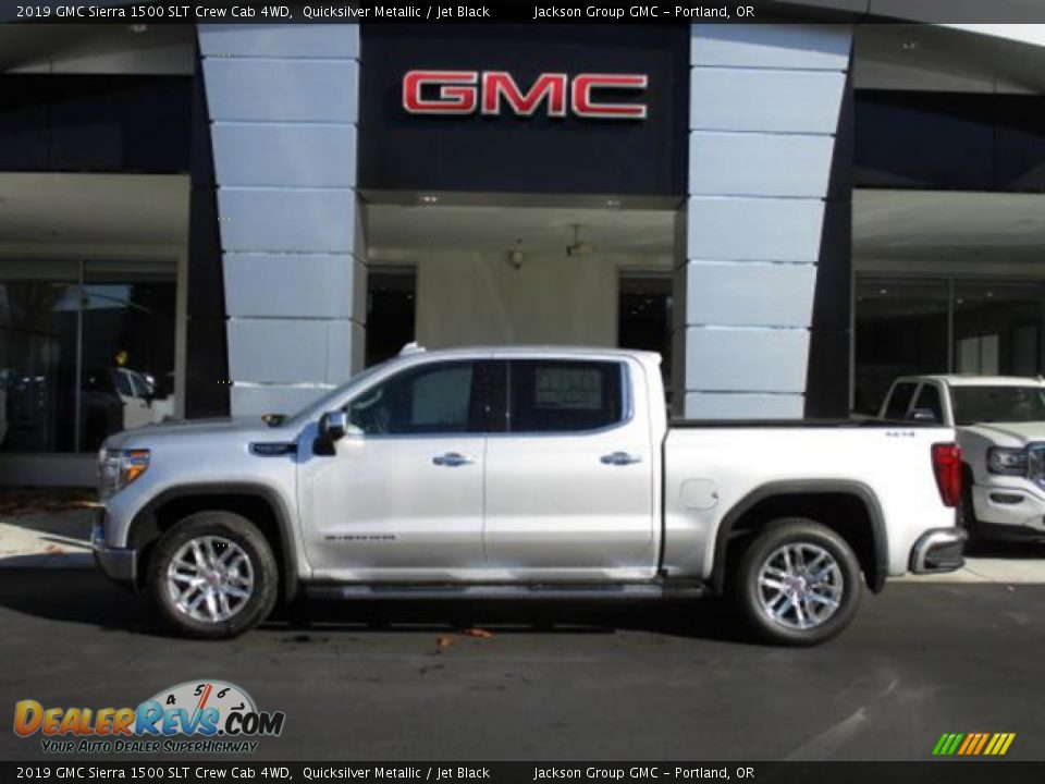 2019 GMC Sierra 1500 SLT Crew Cab 4WD Quicksilver Metallic / Jet Black Photo #2