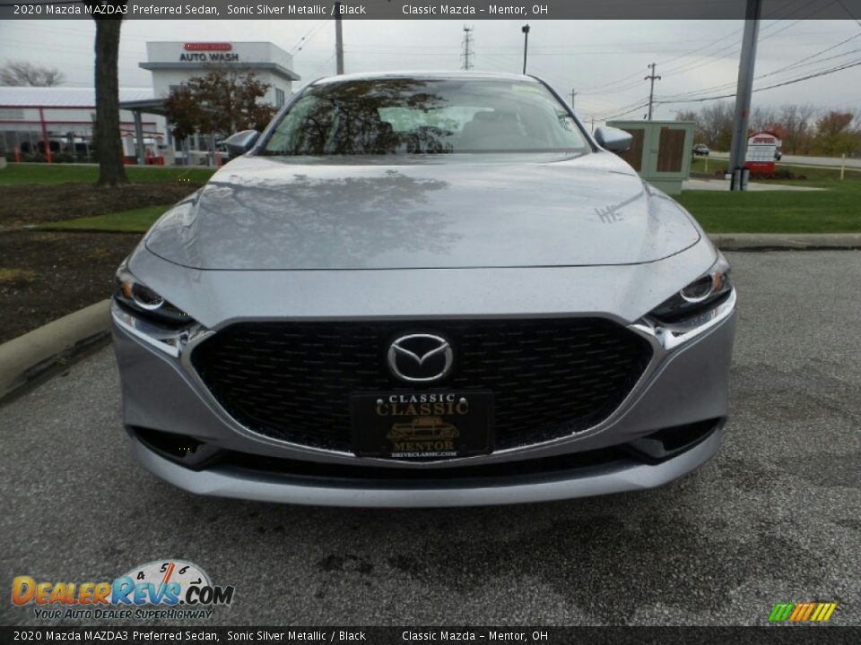 2020 Mazda MAZDA3 Preferred Sedan Sonic Silver Metallic / Black Photo #2