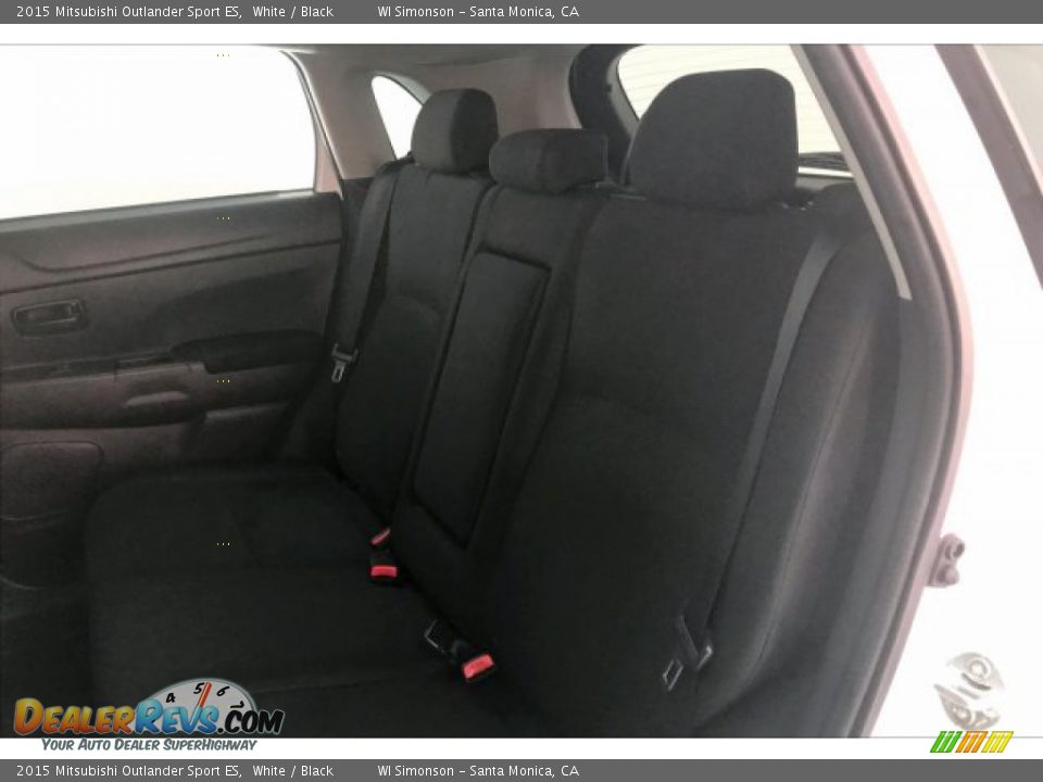 2015 Mitsubishi Outlander Sport ES White / Black Photo #15