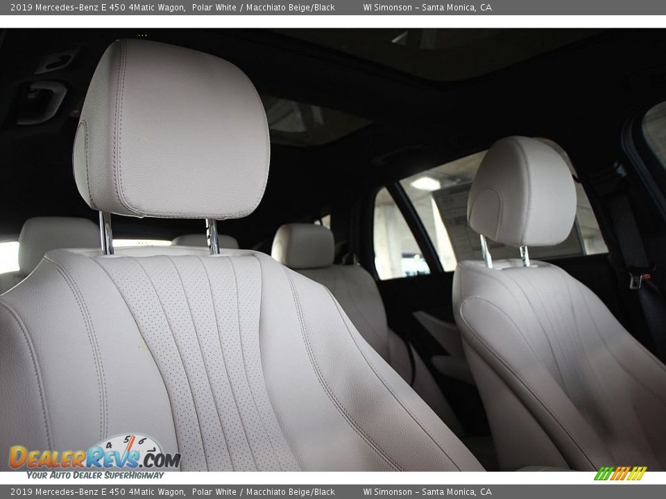2019 Mercedes-Benz E 450 4Matic Wagon Polar White / Macchiato Beige/Black Photo #11
