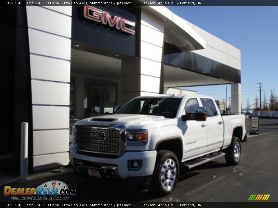 2019 GMC Sierra 2500HD Denali Crew Cab 4WD Summit White / Jet Black Photo #1