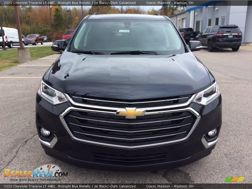 2020 Chevrolet Traverse LT AWD Midnight Blue Metallic / Jet Black/­Dark Galvanized Photo #4