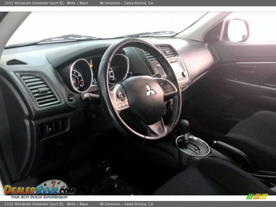 2015 Mitsubishi Outlander Sport ES White / Black Photo #21