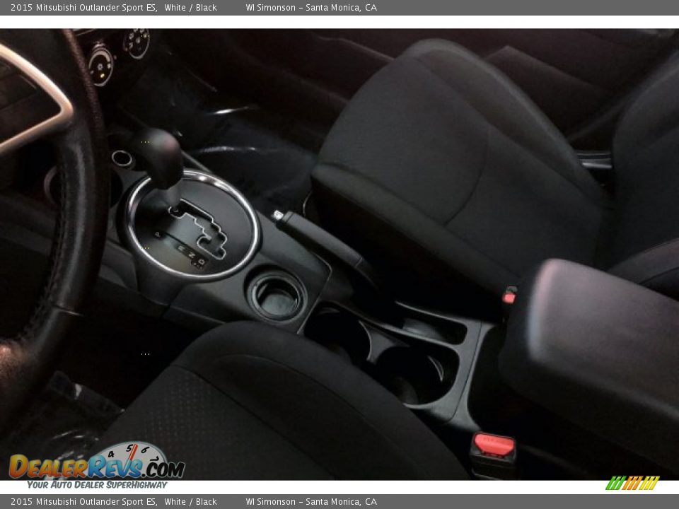 2015 Mitsubishi Outlander Sport ES White / Black Photo #22