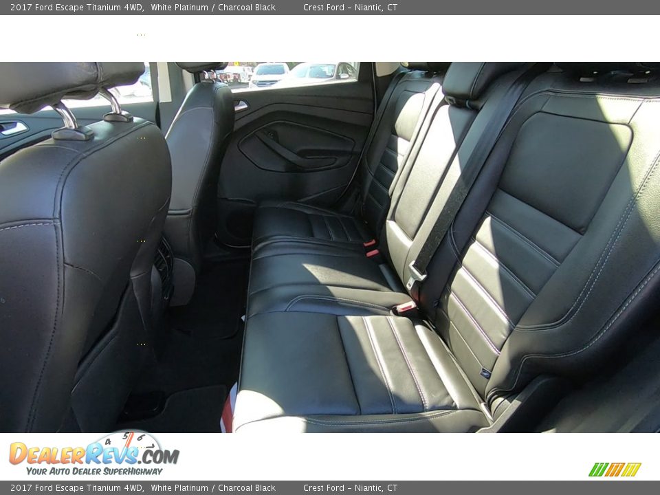 2017 Ford Escape Titanium 4WD White Platinum / Charcoal Black Photo #19