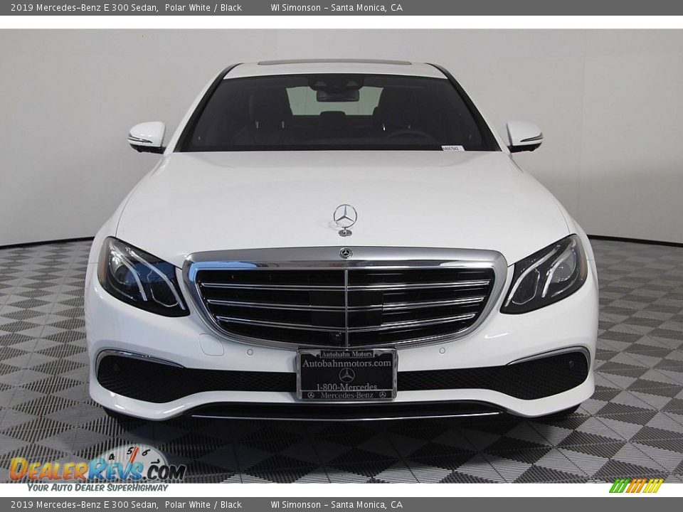 2019 Mercedes-Benz E 300 Sedan Polar White / Black Photo #3