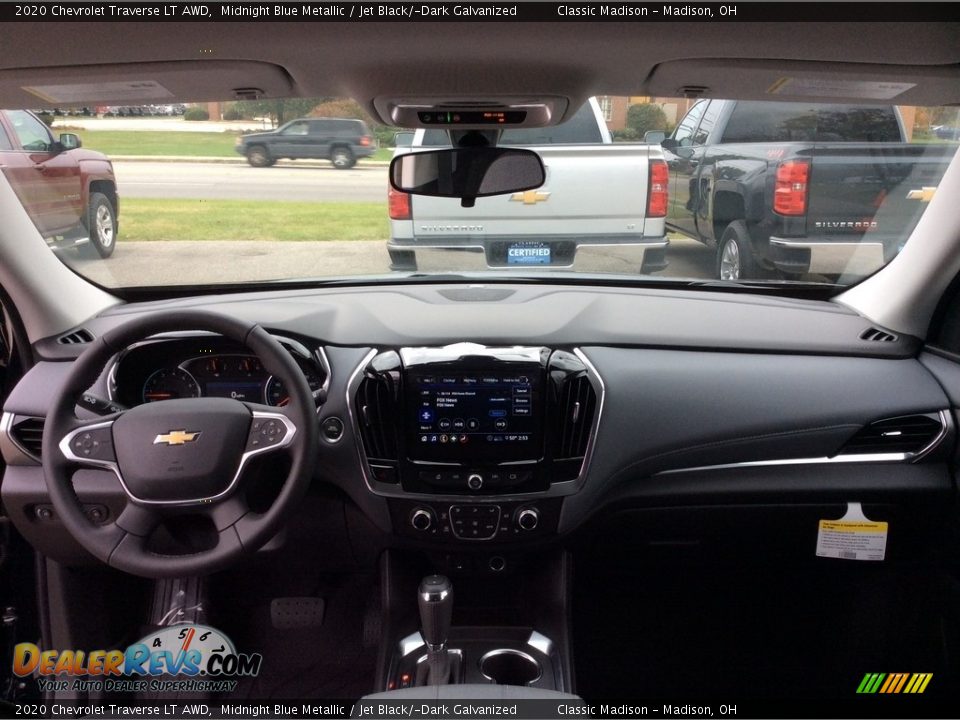 2020 Chevrolet Traverse LT AWD Midnight Blue Metallic / Jet Black/­Dark Galvanized Photo #12