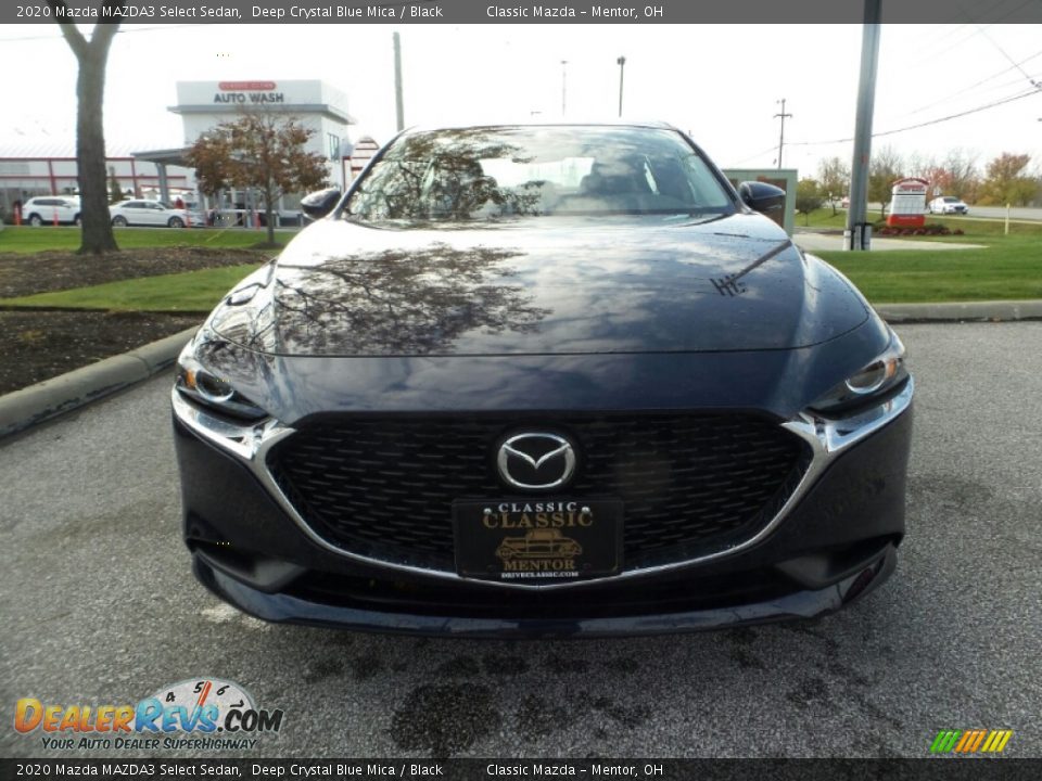 2020 Mazda MAZDA3 Select Sedan Deep Crystal Blue Mica / Black Photo #2