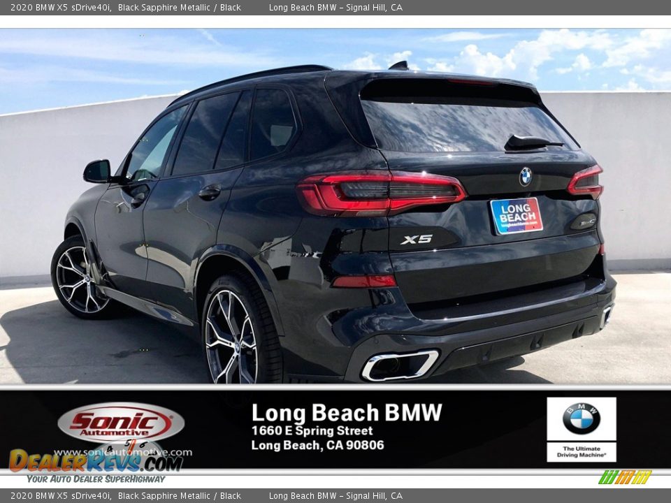 2020 BMW X5 sDrive40i Black Sapphire Metallic / Black Photo #2