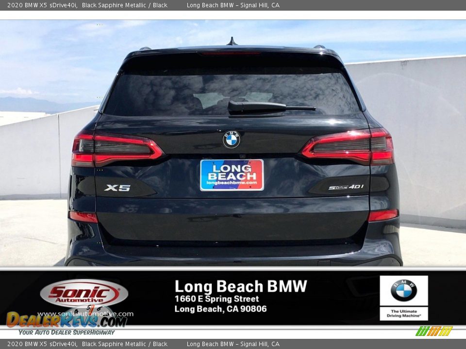 2020 BMW X5 sDrive40i Black Sapphire Metallic / Black Photo #3