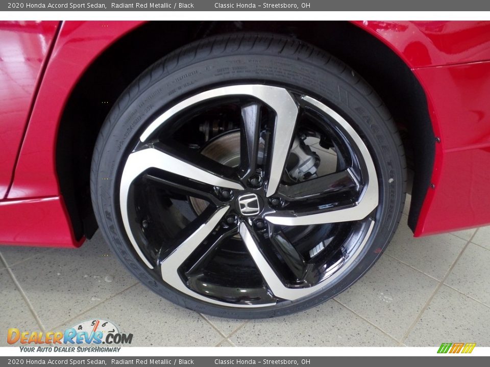 2020 Honda Accord Sport Sedan Radiant Red Metallic / Black Photo #19