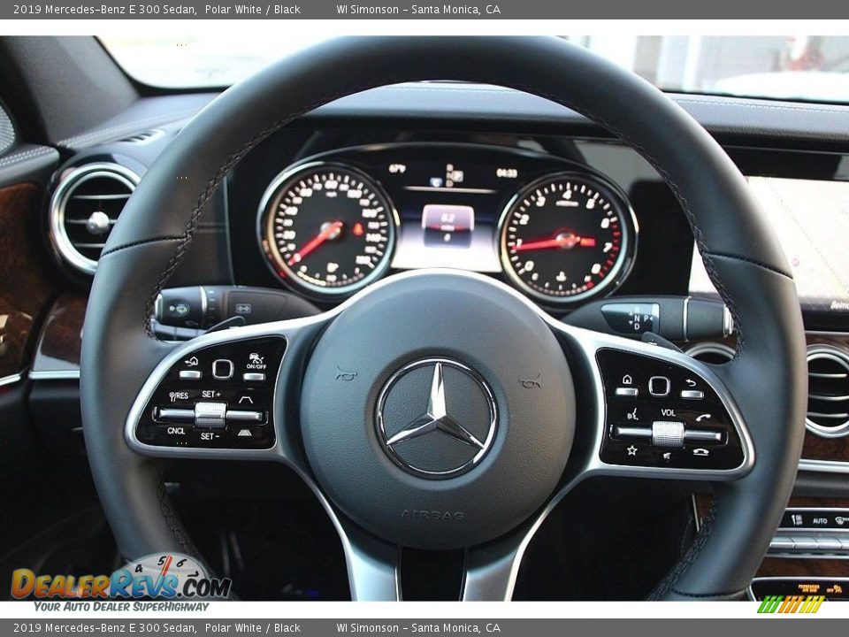2019 Mercedes-Benz E 300 Sedan Polar White / Black Photo #15