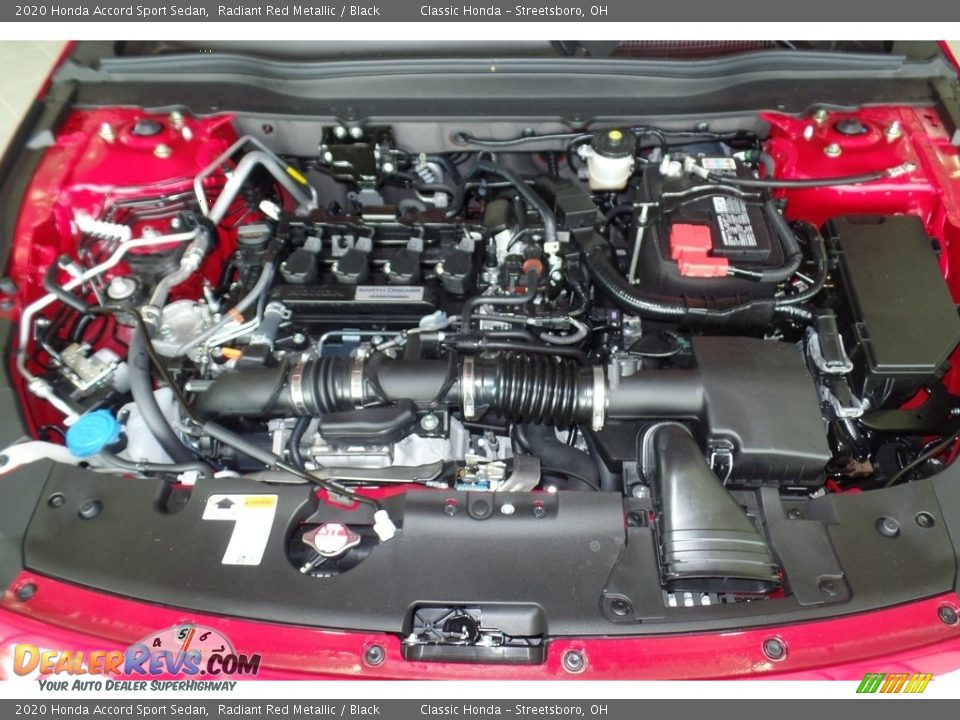 2020 Honda Accord Sport Sedan Radiant Red Metallic / Black Photo #20