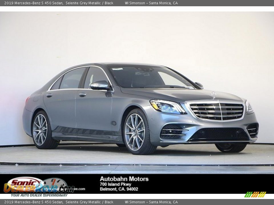 2019 Mercedes-Benz S 450 Sedan Selenite Grey Metallic / Black Photo #1