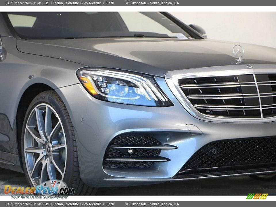 2019 Mercedes-Benz S 450 Sedan Selenite Grey Metallic / Black Photo #2