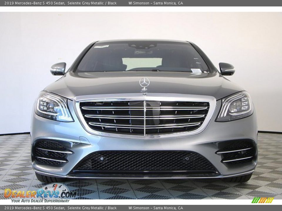 2019 Mercedes-Benz S 450 Sedan Selenite Grey Metallic / Black Photo #3