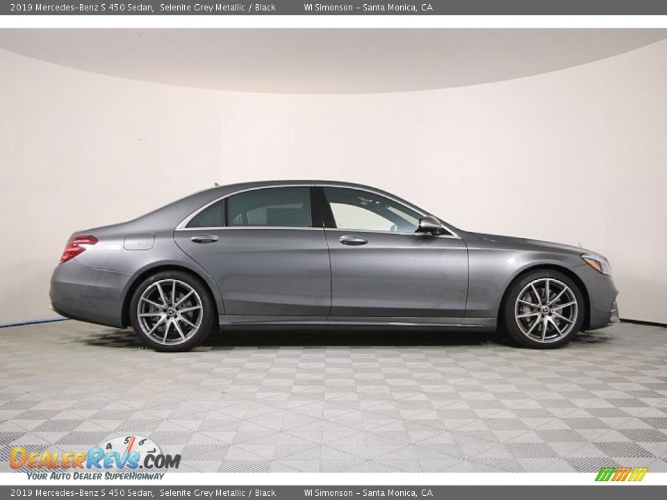 2019 Mercedes-Benz S 450 Sedan Selenite Grey Metallic / Black Photo #4
