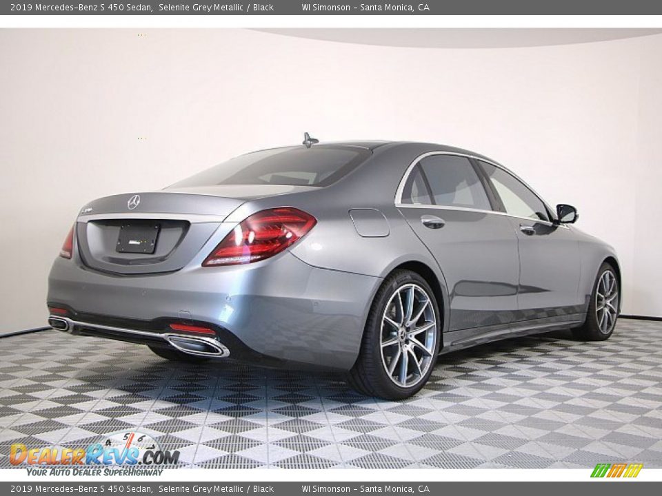 2019 Mercedes-Benz S 450 Sedan Selenite Grey Metallic / Black Photo #5