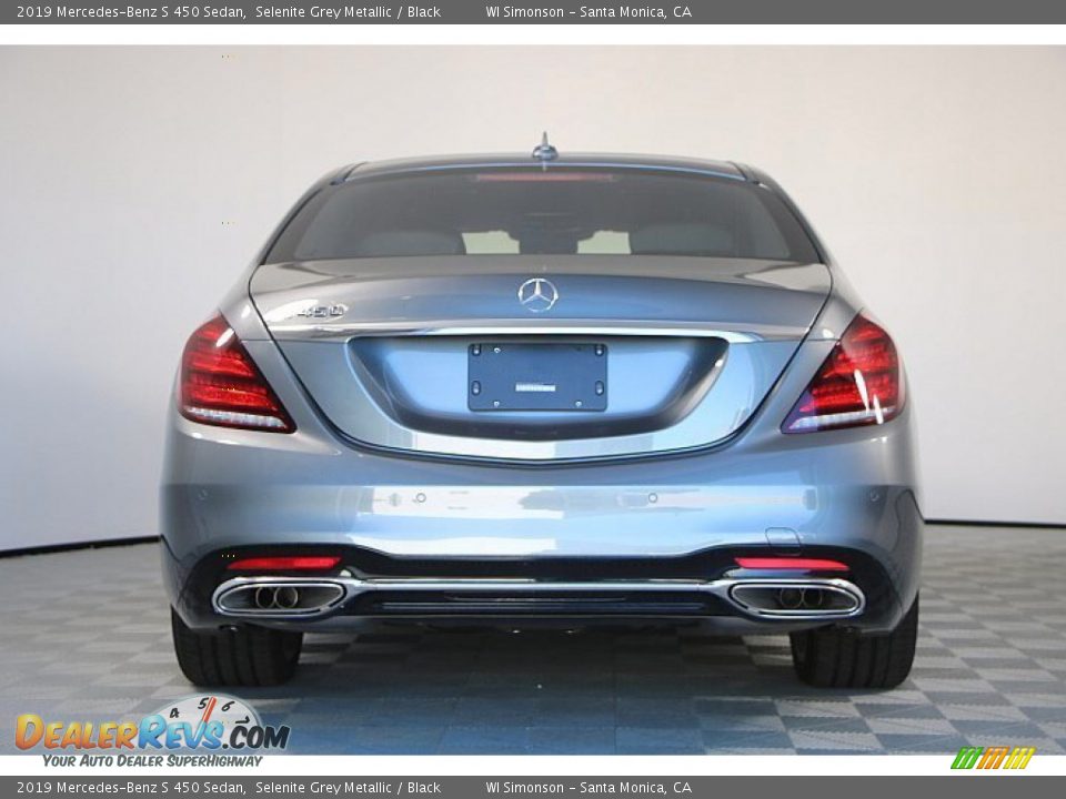 2019 Mercedes-Benz S 450 Sedan Selenite Grey Metallic / Black Photo #6