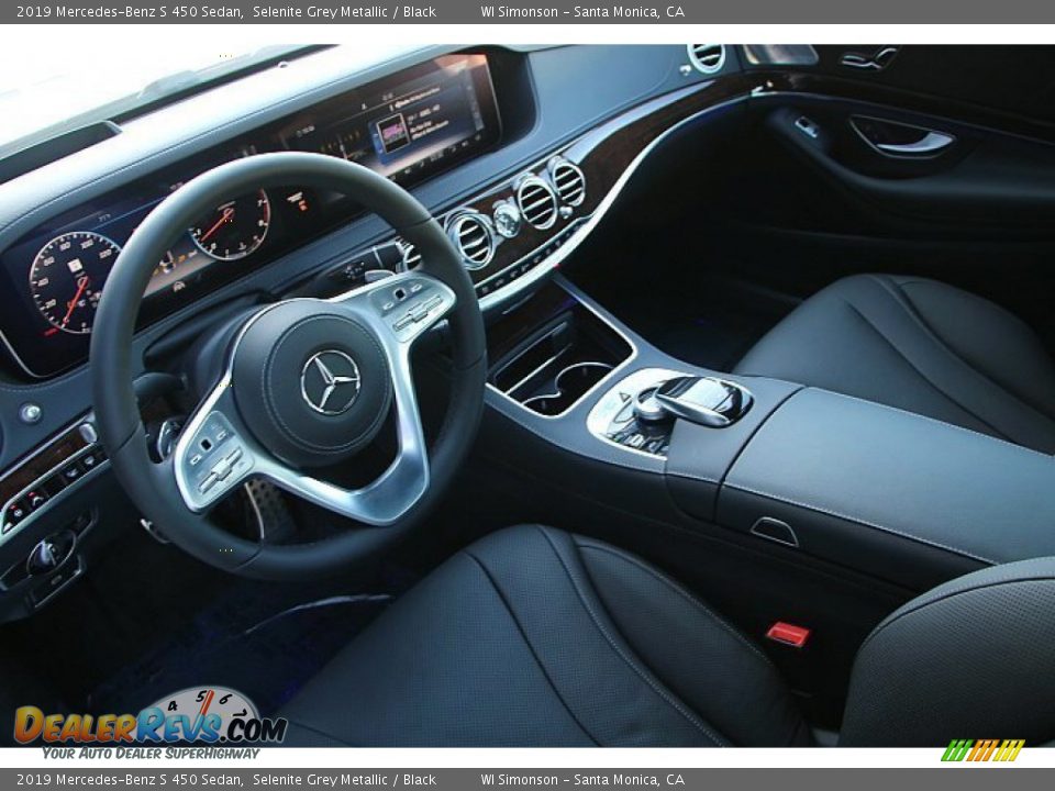 2019 Mercedes-Benz S 450 Sedan Selenite Grey Metallic / Black Photo #7