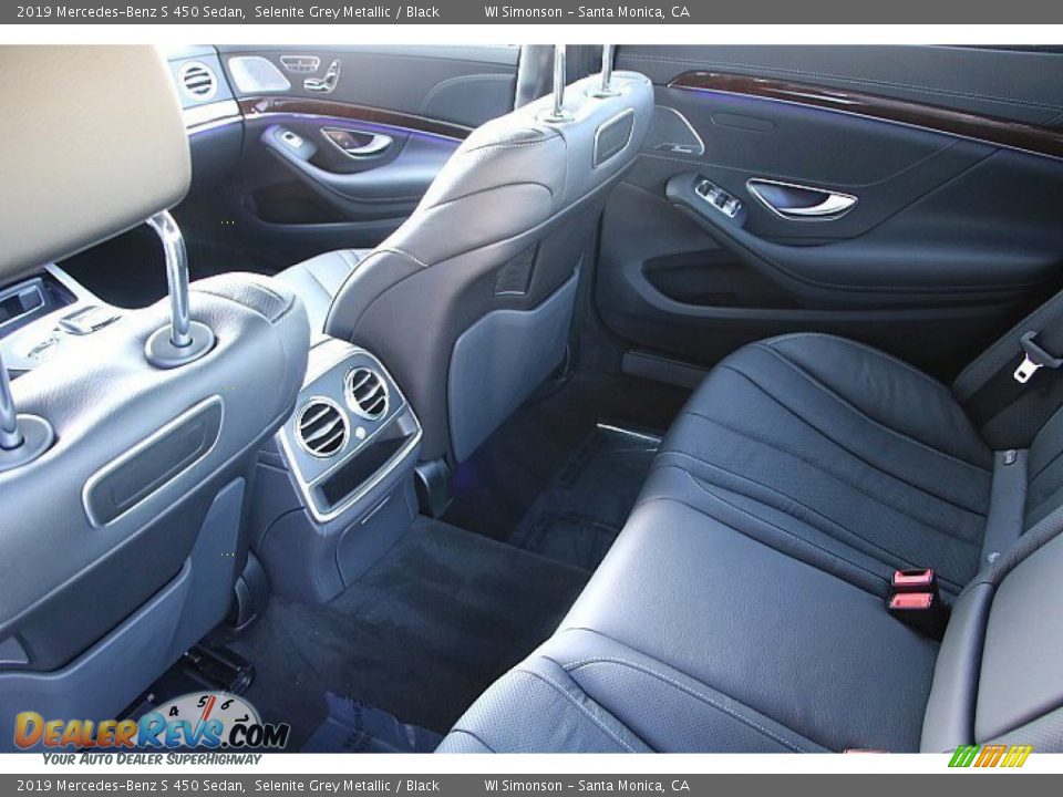 2019 Mercedes-Benz S 450 Sedan Selenite Grey Metallic / Black Photo #8