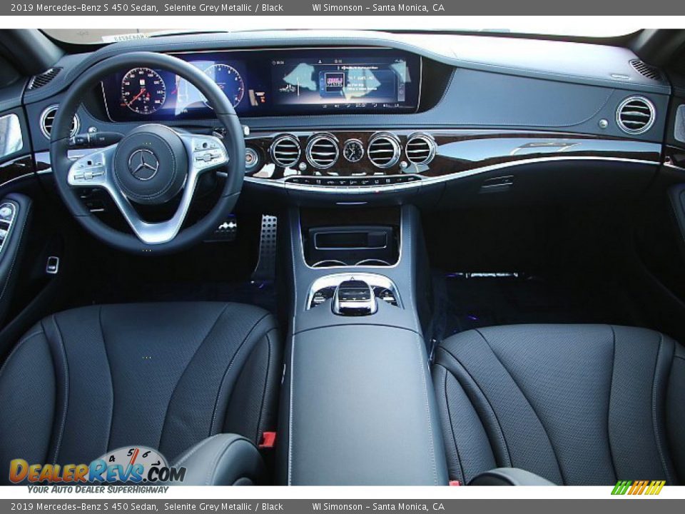 2019 Mercedes-Benz S 450 Sedan Selenite Grey Metallic / Black Photo #9