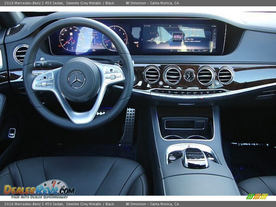 2019 Mercedes-Benz S 450 Sedan Selenite Grey Metallic / Black Photo #10