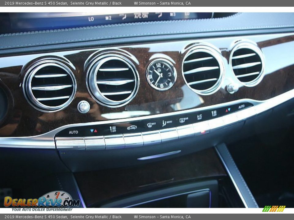 2019 Mercedes-Benz S 450 Sedan Selenite Grey Metallic / Black Photo #15